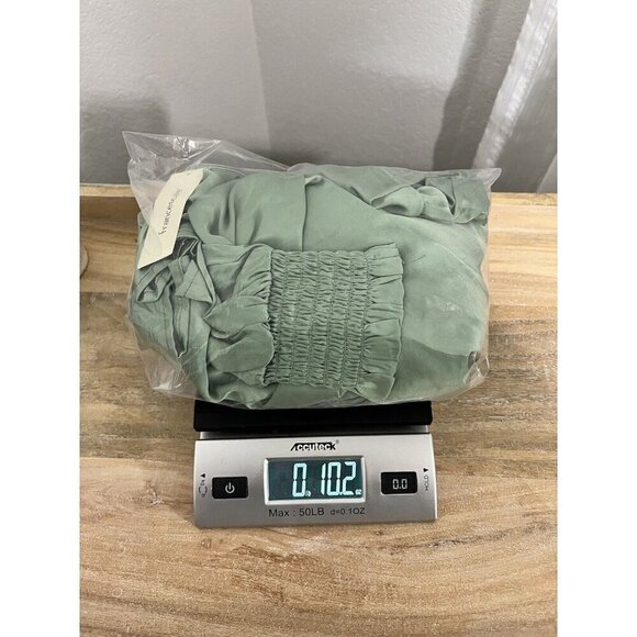 NWT Francesca’s Green Romper Pockets Mint Size Large - Picture 10 of 10